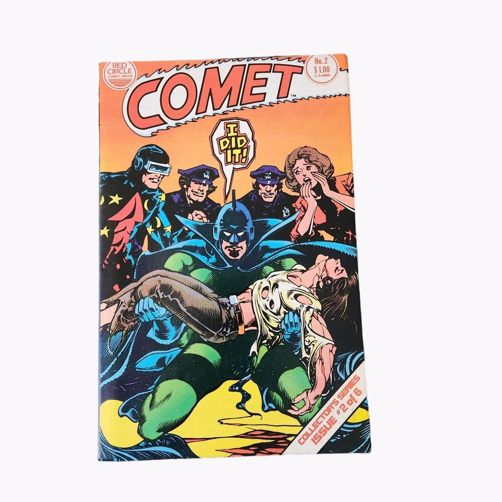 Red Circle Comet #2 1983 Comic Book Collector Bagged Boarded